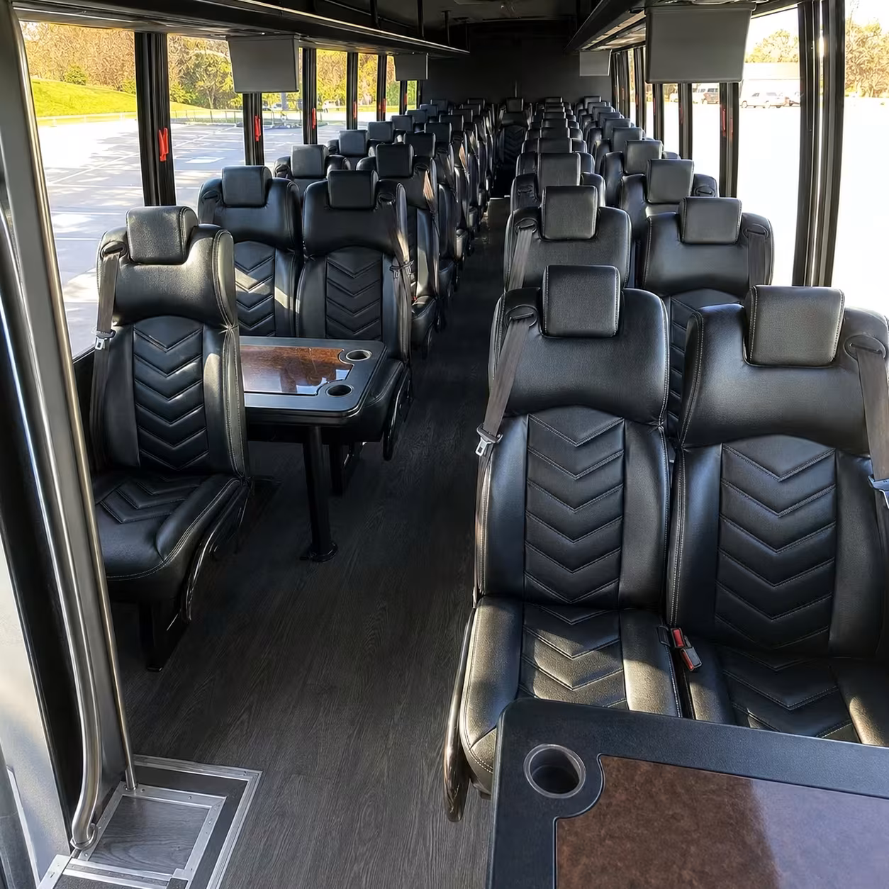 35 passenger minibus interior