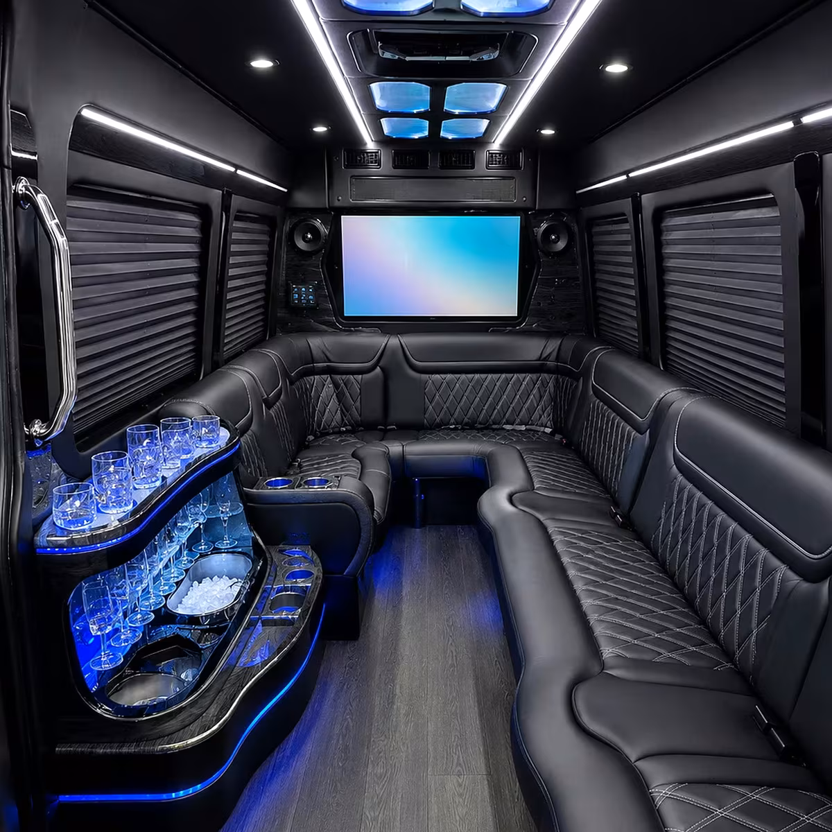 party bus interior