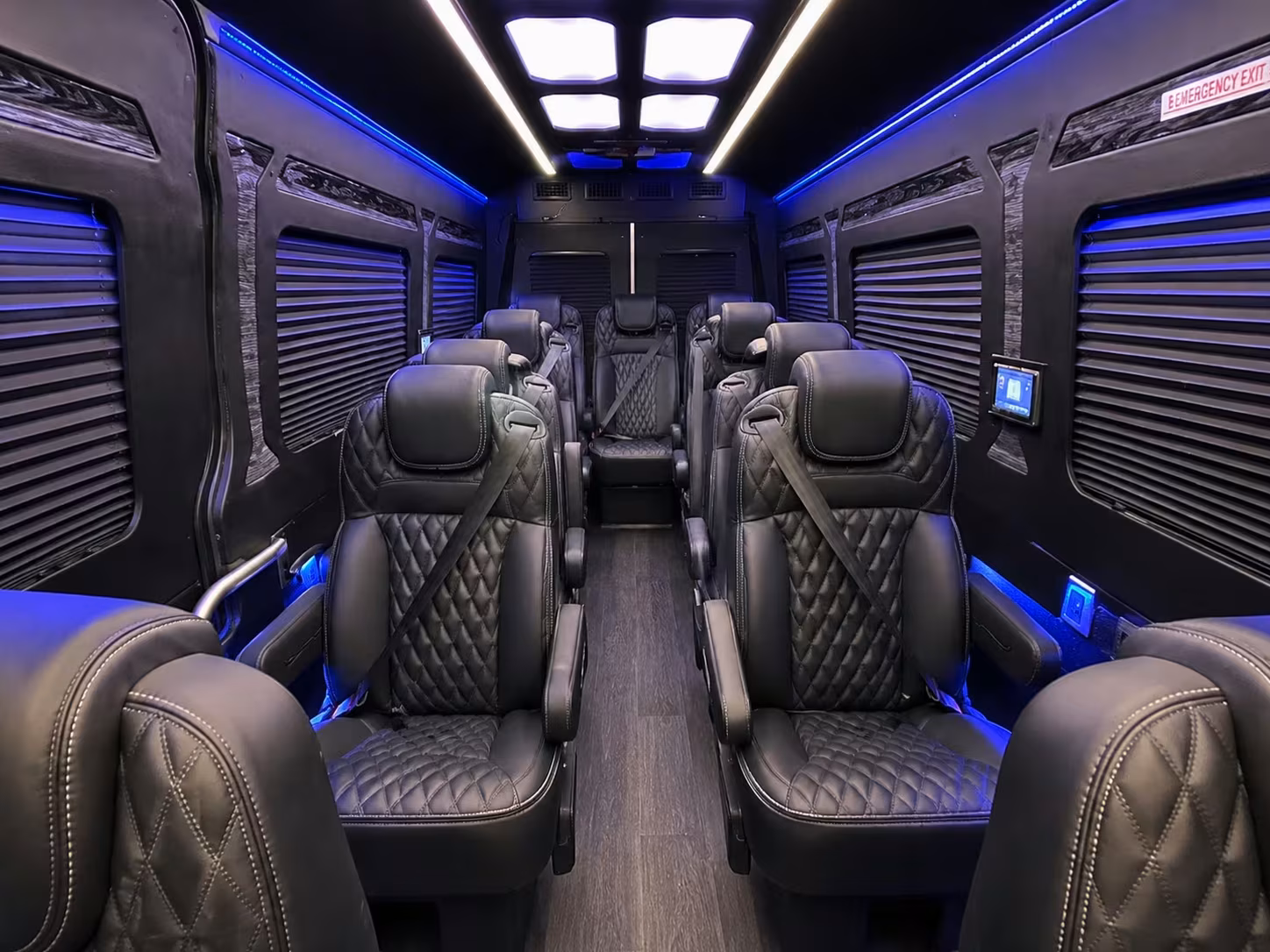 sprinter van with driver interior